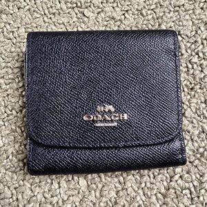 Black Coach Tri-Fold wallet!🖤